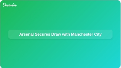 Arsenal Secures Draw with Manchester City