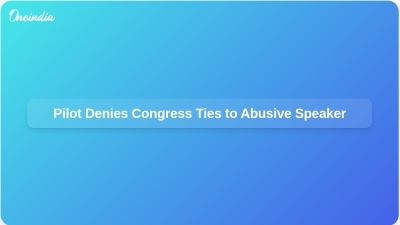 Pilot Denies Congress Ties to Abusive Speaker