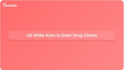 US Strike Aims to Deter Drug Cartels