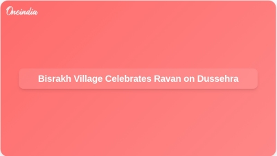 Bisrakh Village Celebrates Ravan on Dussehra