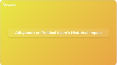 Adityanath on Political Islam's Historical Impact