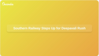 Southern Railway Steps Up for Deepavali Rush