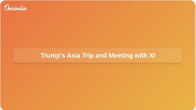 Trump's Asia Trip and Meeting with Xi