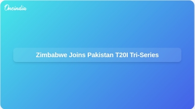 Zimbabwe Joins Pakistan T20I Tri-Series