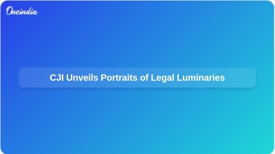 CJI Unveils Portraits of Legal Luminaries