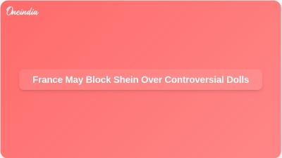 France May Block Shein Over Controversial Dolls