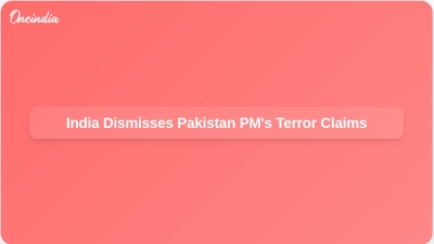 India Dismisses Pakistan PM's Terror Claims
