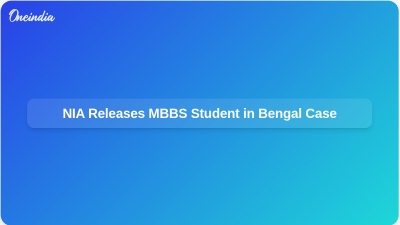 NIA Releases MBBS Student in Bengal Case
