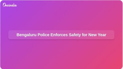 Bengaluru Police Enforces Safety for New Year