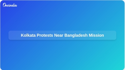 Kolkata Protests Near Bangladesh Mission