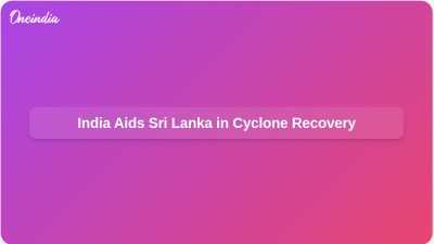 India Aids Sri Lanka in Cyclone Recovery