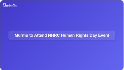 Murmu to Attend NHRC Human Rights Day Event