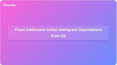 Panel Addresses Indian Immigrant Deportations from US