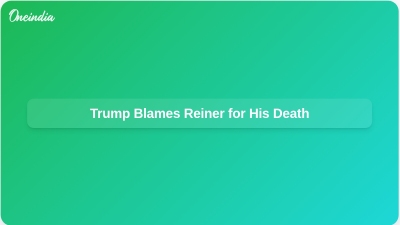 Trump comments on Reiner death spark debate