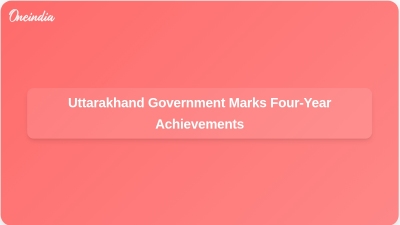 Uttarakhand Government Marks Four-Year Achievements
