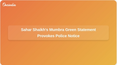 Sahar Shaikh's Mumbra Green Statement Provokes Police Notice