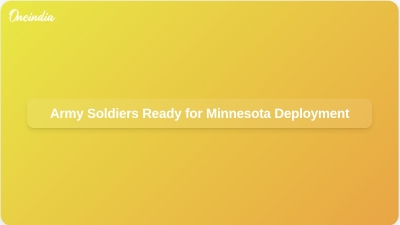 Army Soldiers Ready for Minnesota Deployment