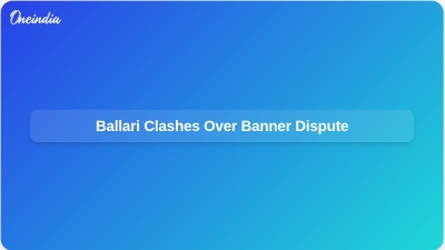 Ballari Clashes Over Banner Dispute