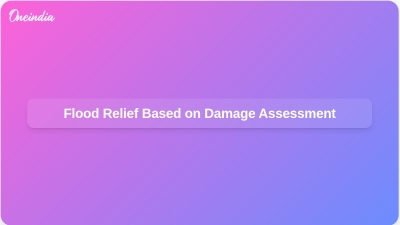 Flood Relief Based on Damage Assessment