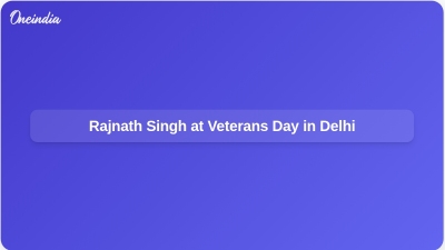 Rajnath Singh at Veterans Day in Delhi