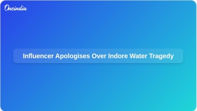 Influencer Apologises Over Indore Water Tragedy