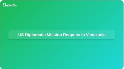 US Diplomatic Mission Reopens in Venezuela