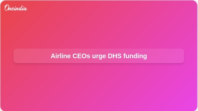 Airline CEOs urge DHS funding