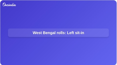 West Bengal rolls: Left sit-in