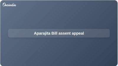 Aparajita Bill assent appeal