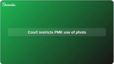Court restricts PMK use of photo