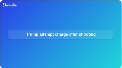 Trump attempt charge after shooting