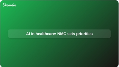 AI in healthcare: NMC sets priorities