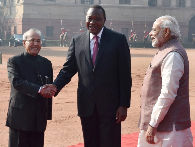 President Of Kenya Visits India President Of Kenya Visits India