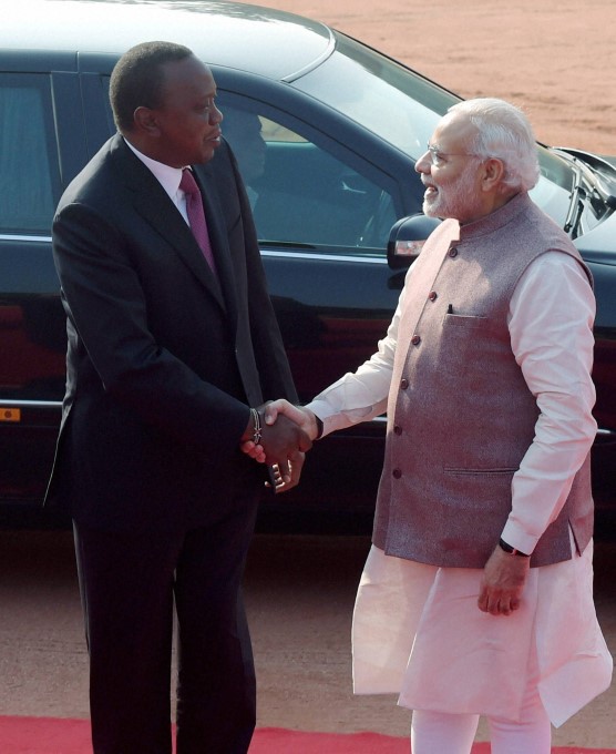 President Of Kenya Visits India President Of Kenya Visits India