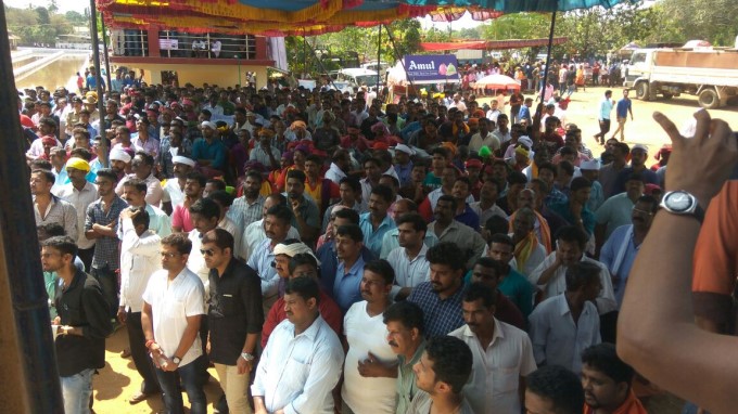 Protest In Favor Of Kambala In Mangaluru Protest In Favor Of Kambala In Mangaluru