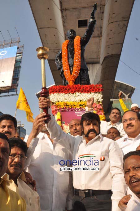 Floral Tribute To NTR At Rasoolpura Floral Tribute To NTR At Rasoolpura
