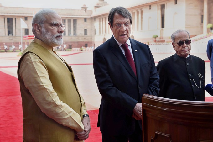 Cyprus President Nicos Anastasiades Visit India Cyprus President Nicos Anastasiades Visit India