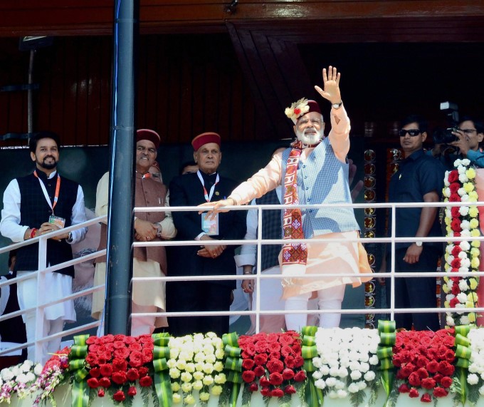Photo Gallery: BJP Parivartan Rally In Shimla Photo Gallery: BJP Parivartan Rally In Shimla