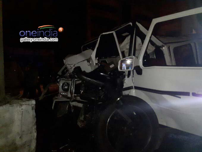 Photo Gallery: AP Minister P Narayana's Son Killed In Road Mishap In Hyderabad Photo Gallery: AP Minister P Narayana's Son Killed In Road Mishap In Hyderabad