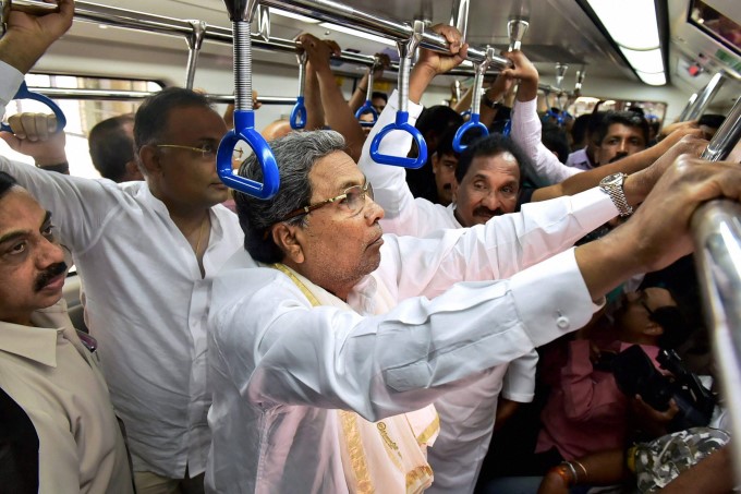 President Pranab Mukherjee Inaugurates Bengaluru Namma Metro President Pranab Mukherjee Inaugurates Bengaluru Namma Metro
