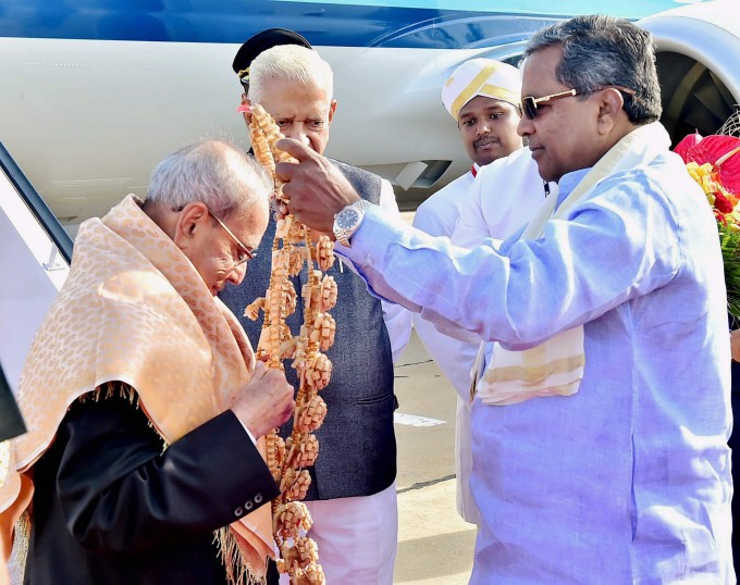 President Pranab Mukherjee Inaugurates Bengaluru Namma Metro President Pranab Mukherjee Inaugurates Bengaluru Namma Metro