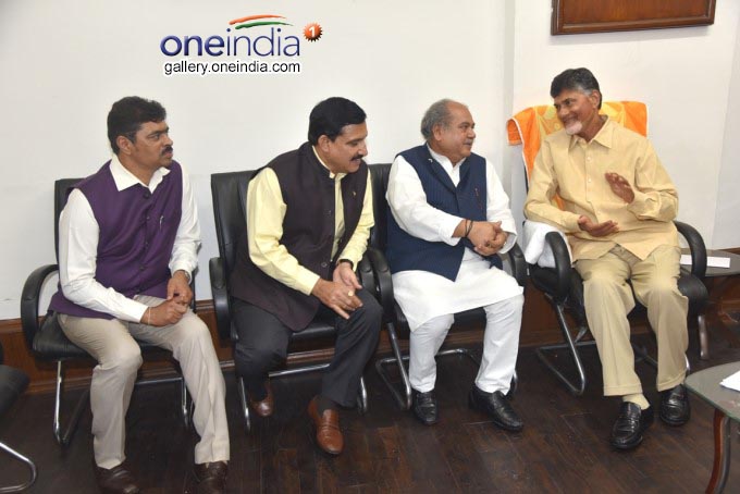 AP CM N Chandrababu Naidu Meets Union Ministers In New Delhi AP CM N Chandrababu Naidu Meets Union Ministers In New Delhi