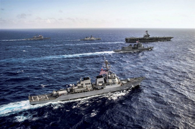 Tri-Nation Malabar Naval Exercise 2017 Tri-Nation Malabar Naval Exercise 2017