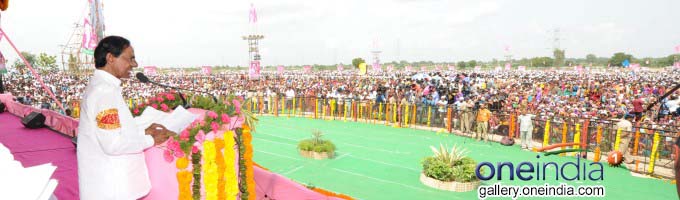CM KCR Lays Foundation Stone For SRSP Restoration Scheme CM KCR Lays Foundation Stone For SRSP Restoration Scheme