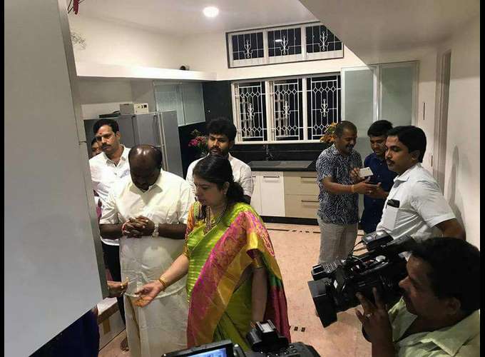 HD Kumaraswamy Housing Ceremony After Renovation HD Kumaraswamy Housing Ceremony After Renovation