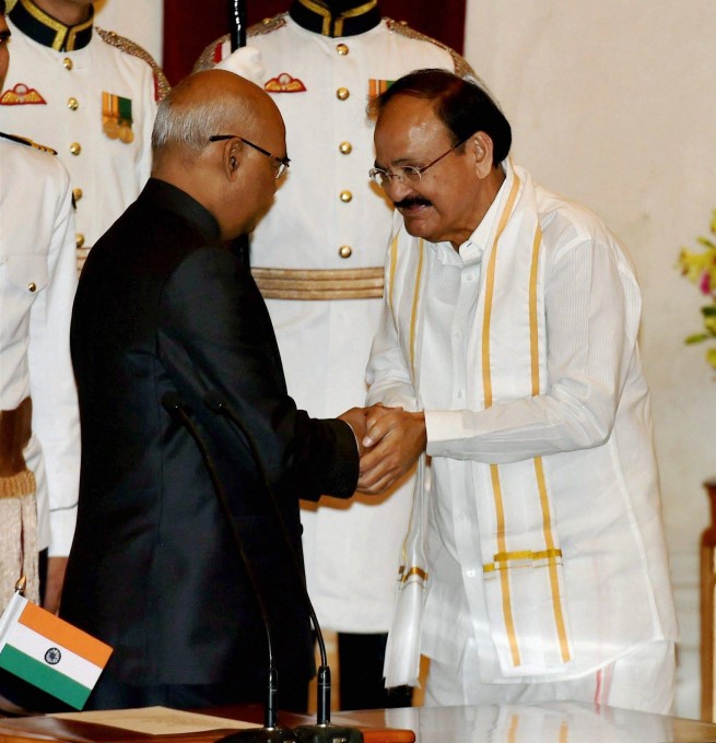 Photo Gallery: Venkaiah Naidu Sworn In As India's 13th Vice-President Of India Photo Gallery: Venkaiah Naidu Sworn In As India's 13th Vice-President Of India