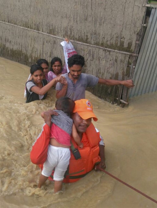 Photo Gallery: Heavy Rainfall In Assam 2017 Photo Gallery: Heavy Rainfall In Assam 2017