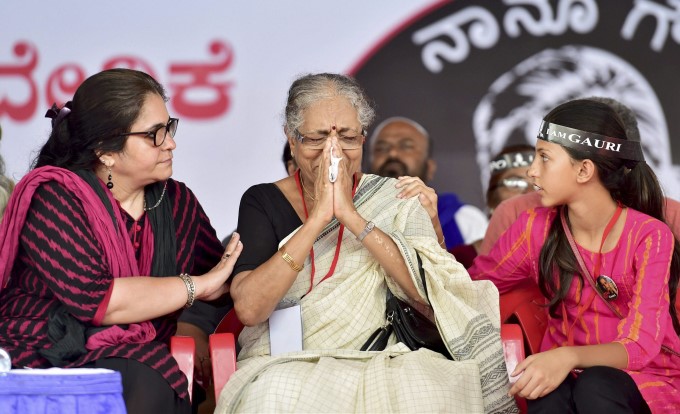 I Am Gauri : Protest In Bengaluru Against Murder Of Gauri Lankesh I Am Gauri : Protest In Bengaluru Against Murder Of Gauri Lankesh