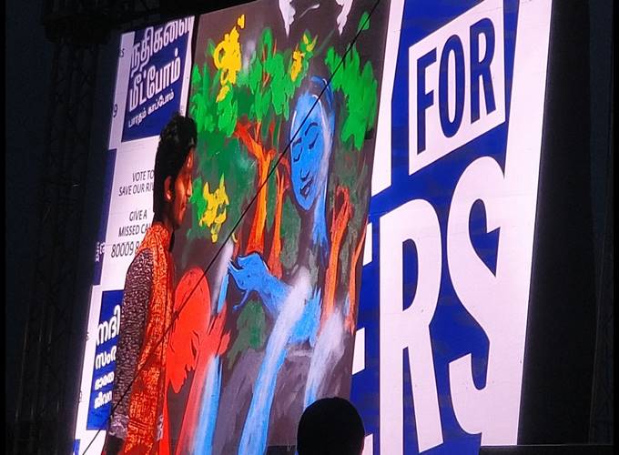 Jaggi Vasudev's The Rally For Rivers Camapaign Held In Bangaluru Jaggi Vasudev's The Rally For Rivers Camapaign Held In Bangaluru