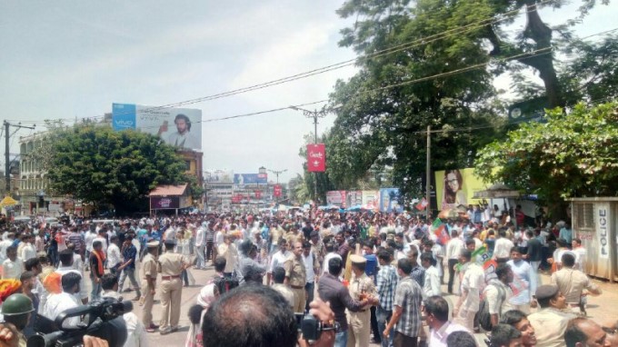 Mangaluru Chalo Rally By BJP Against Congress Mangaluru Chalo Rally By BJP Against Congress